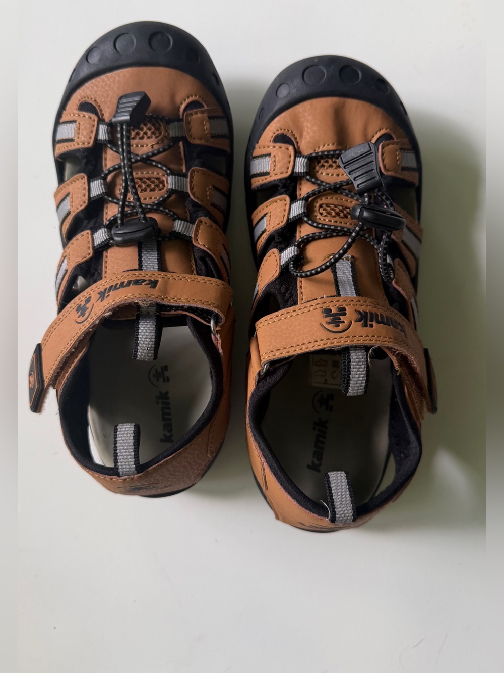 Kamik Water Shoes Boys Sandals Youth Size 3 Closed Toe Comfort Crab HK4594